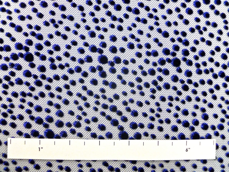 Metallic Flocked Tulle1