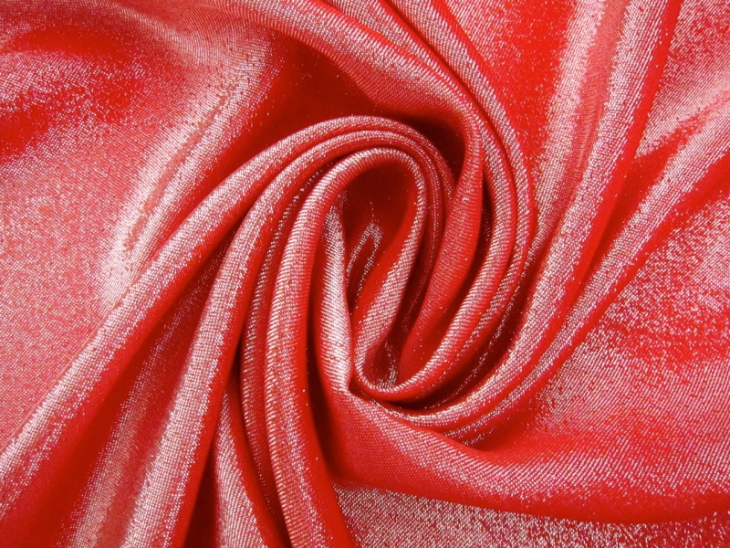 Silk Blend Crepe Lamé0