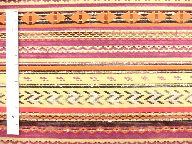 Poly Cotton Blend Ikat Brocade1