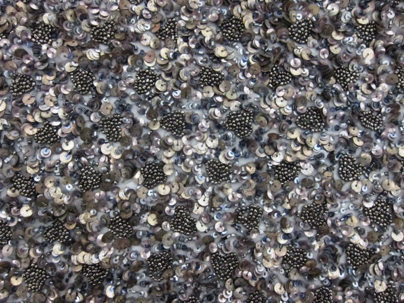 Novelty Beaded and Sequined Tulle0