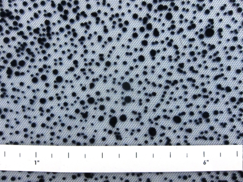 Flocked Tulle (in Navy)1