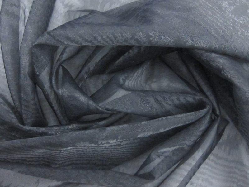  Iridescent Silk Blend Organza Moiré 0