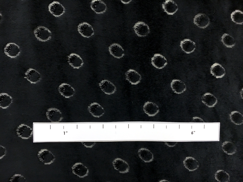 Silk and Lurex Burnout Velvet with Dots1