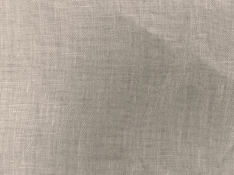 Metallic Coated Linen Mesh in Silver Glam0