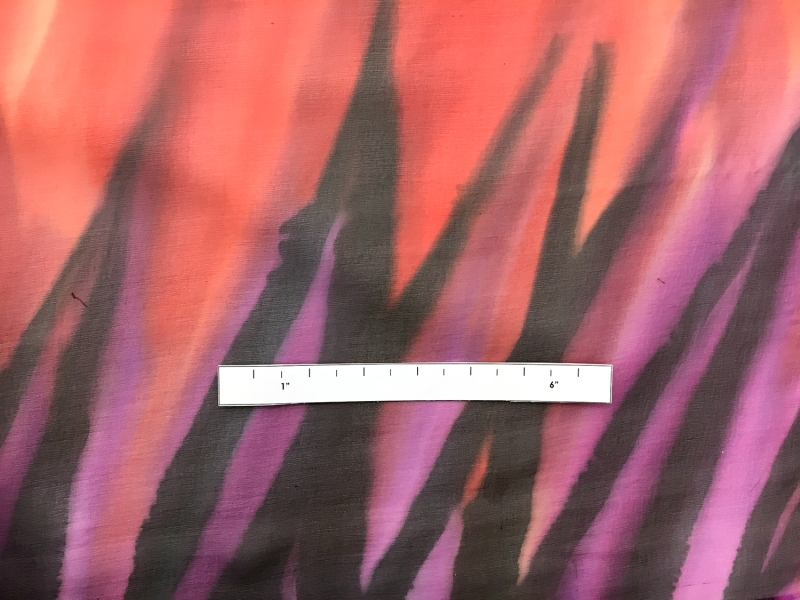 Hand Painted Silk Chiffon2