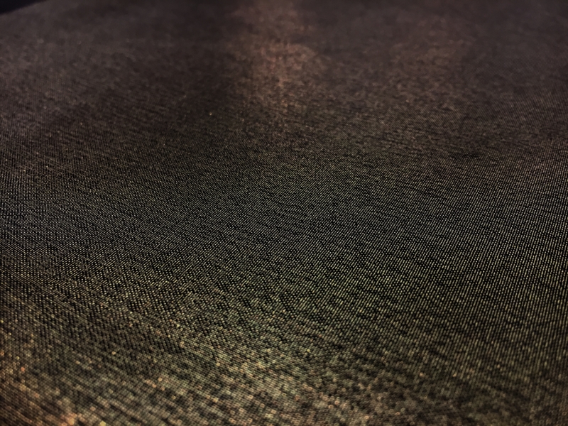 Microfiber Gold Metallic Chiffon in Espresso2