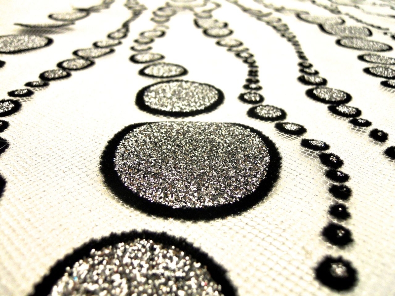 Metallic Flocked Tulle2