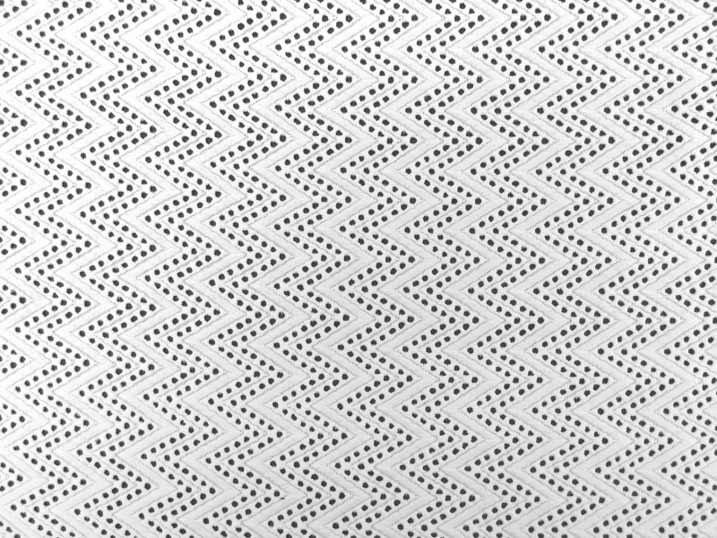 Cotton Eyelet With Zig Zag Pattern0