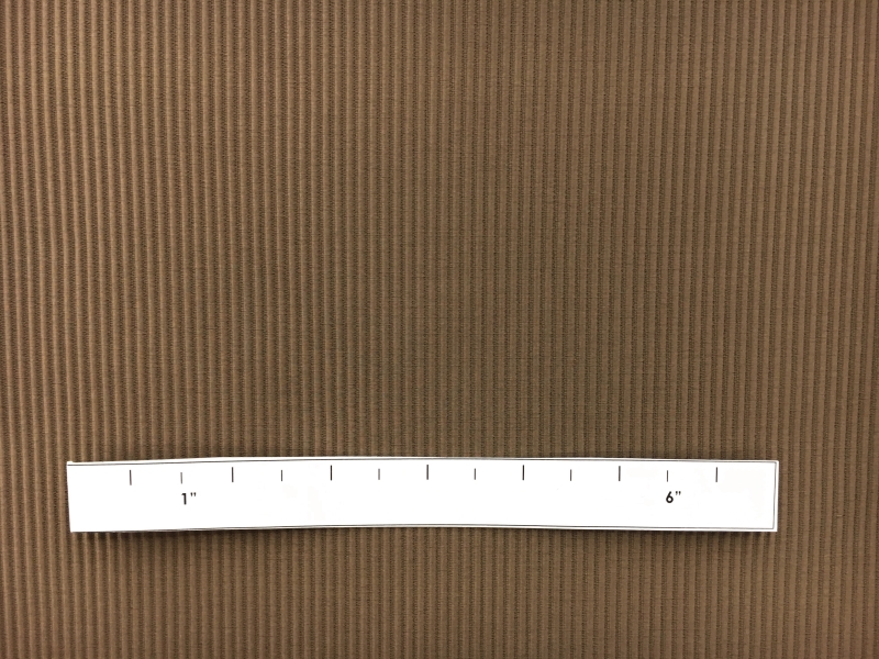 Italian Cotton and Acetate Ottoman in Castoro1