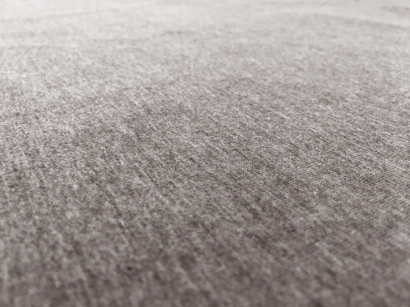 Japanese Lenzing Modal Jersey in Heather Grey2