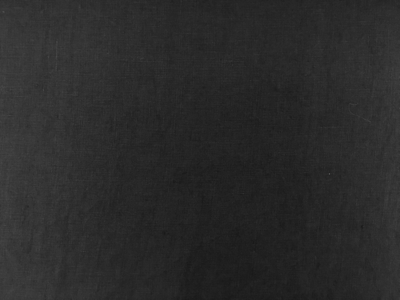 Stone Washed Linen In Black0