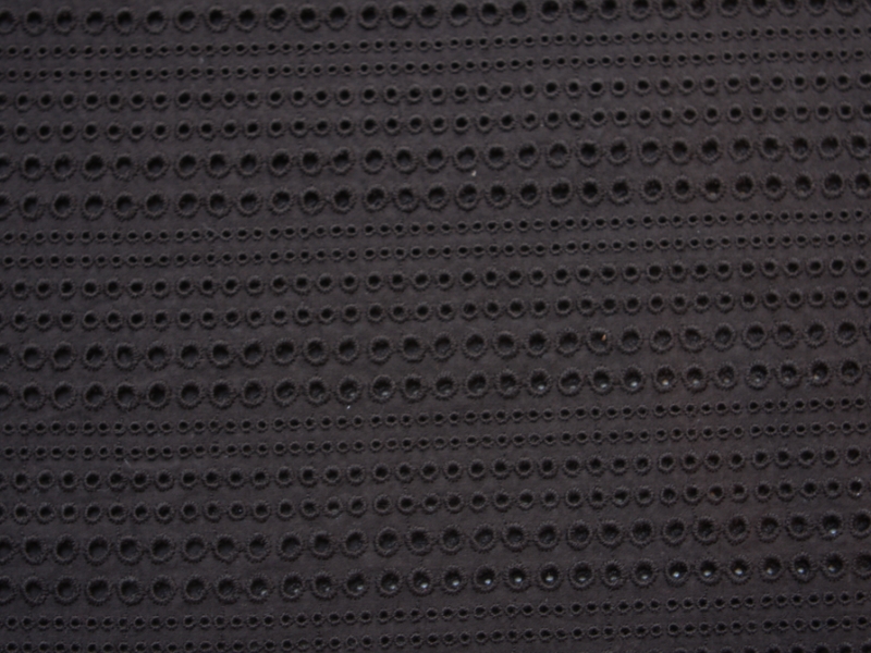 Cotton Eyelet in Black1