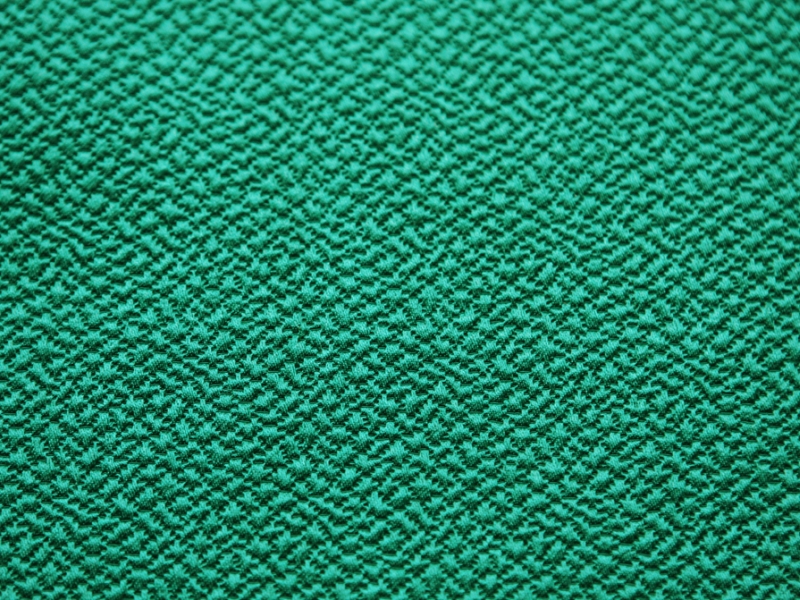 Silk and Wool Hammered Satin in Jade0