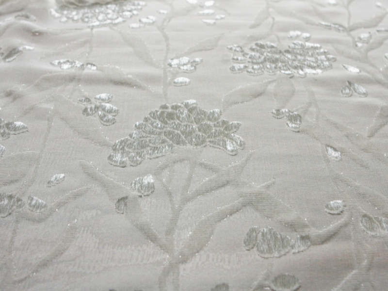 Silk Lurex Cut Velvet0