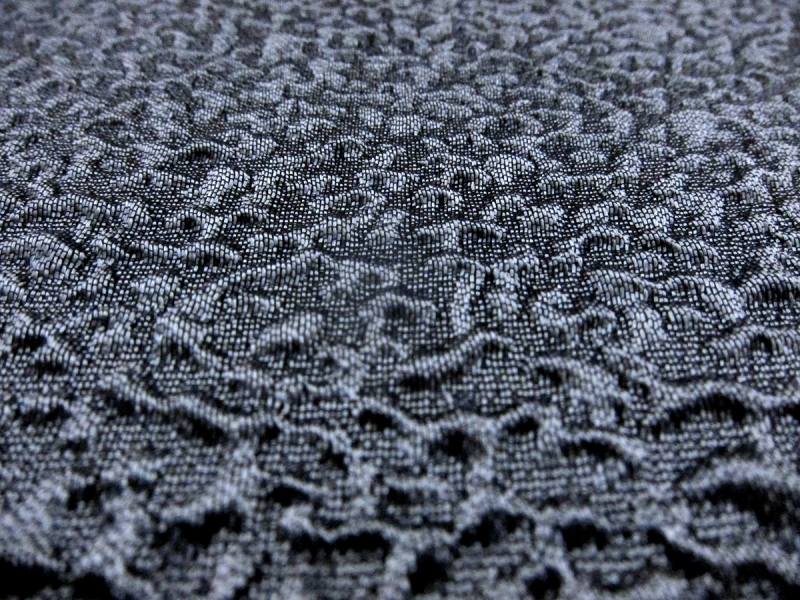 Silk Blend Organza Cloqué0