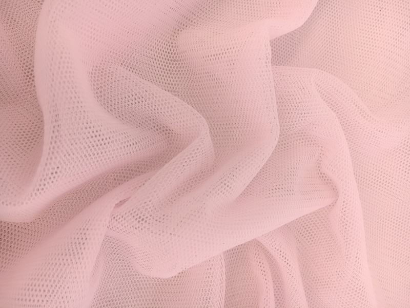 Nylon Bobbinet in Baby Pink0