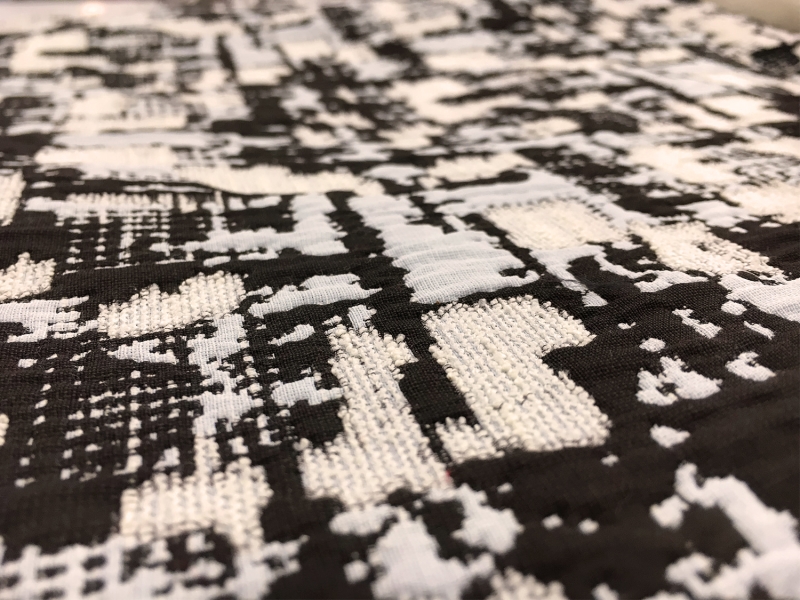 Abstract Geometric Brocade in Brown0