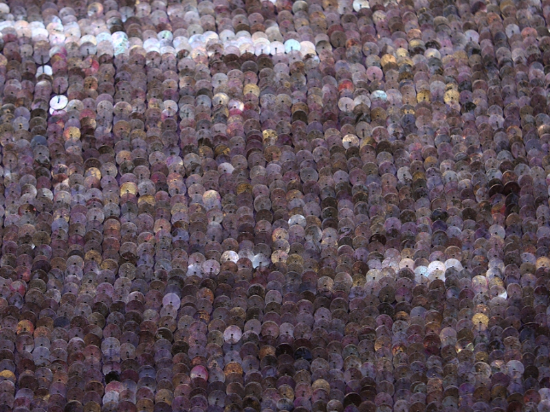 Sequins on Silk Chiffon0