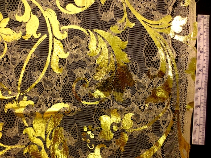 Metallic Chantilly Lace0