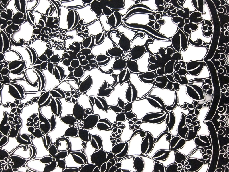 Laser Cut Corded Satin0