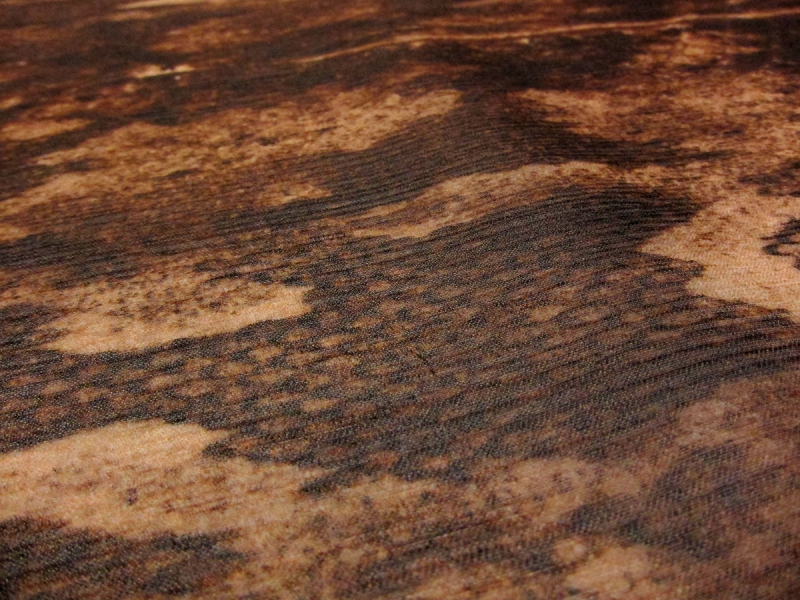 Metallic Printed Silk Chiffon0