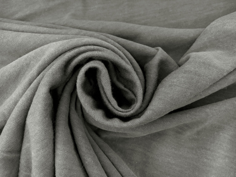 Modal Wool Cashmere Blend Jersey in Grey1