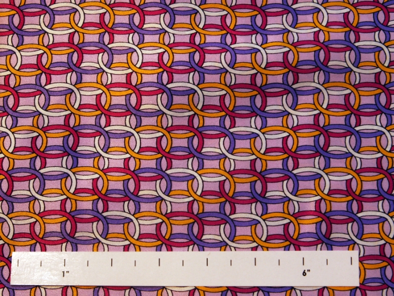 Printed Silk Charmeuse0