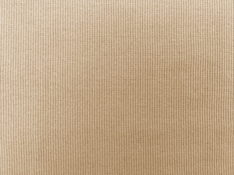 Japanese Cotton Rib Knit in Khaki0
