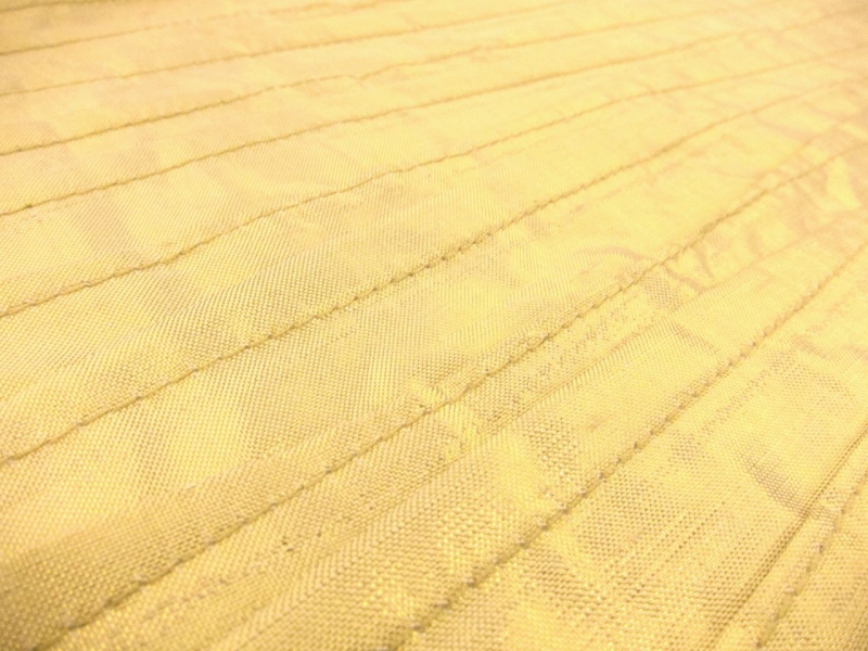 Metallic Tucked Silk Shantung2