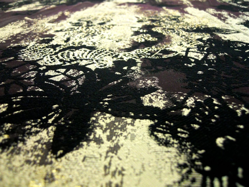 Silk Blend Metallic Fil Coupé Organza2