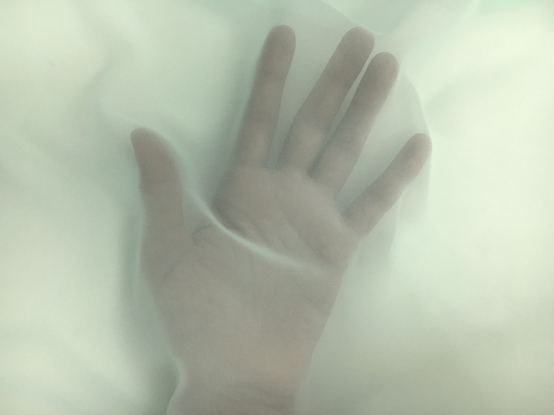 Japanese Polyester Chiffon in Mint2