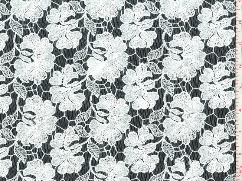 Ivory Embroidered Illusion1