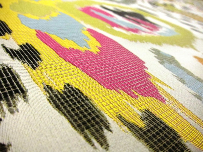 Viscose Blend Ikat 2