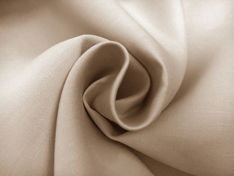 Heavy Linen Satin Upholstery in Beige1