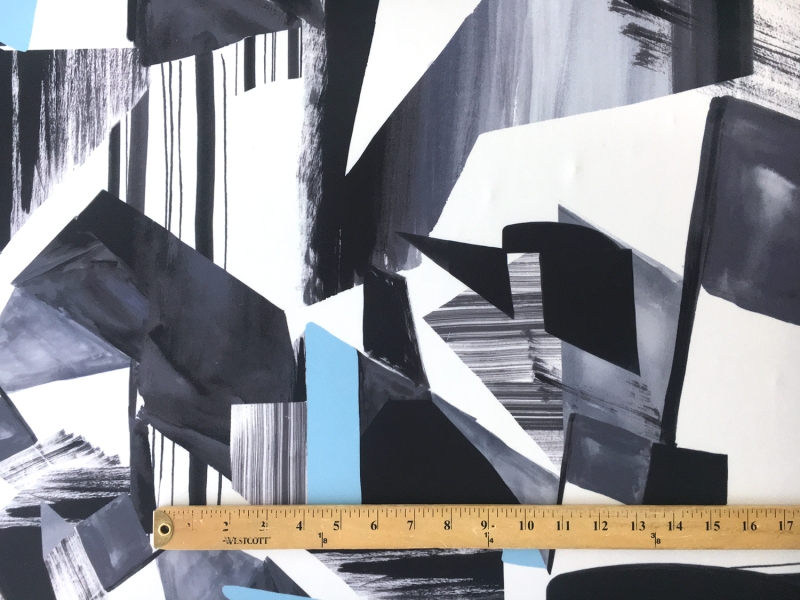 Poly Spandex Jersey Abstract Print 3