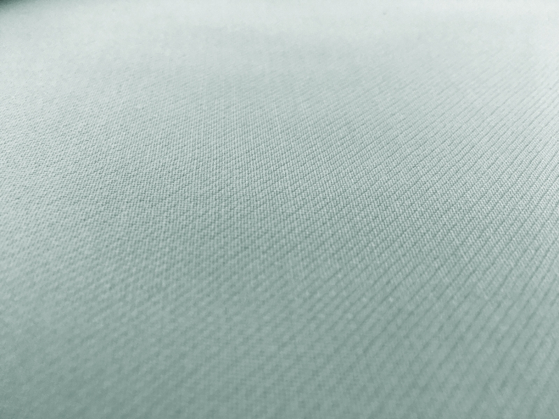 Italian Wool Satin Faille in Aquamarine3