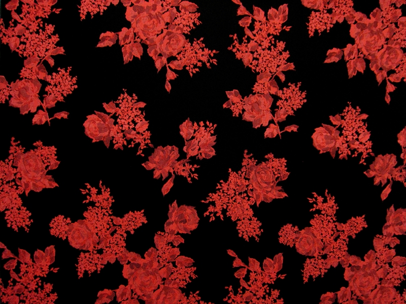 Printed Silk Couture Gazar0