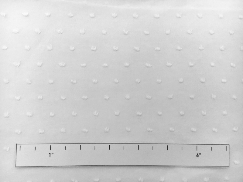 Cotton Poly Swiss Dot in Optic White2