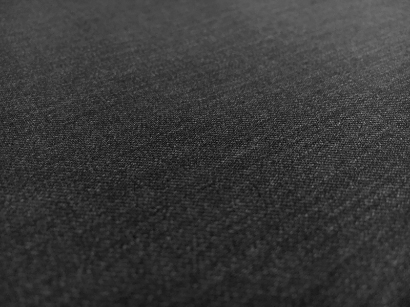 Poly Wool Stretch Gabardine in Valcani Grey0