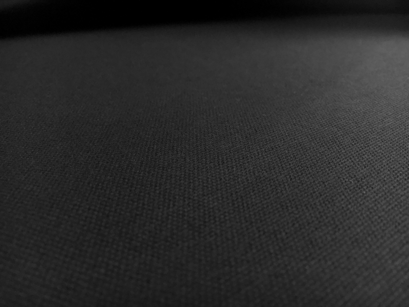 10oz Organic Cotton Canvas in Black0