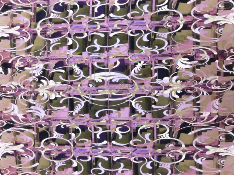 Printed Silk Charmeuse0