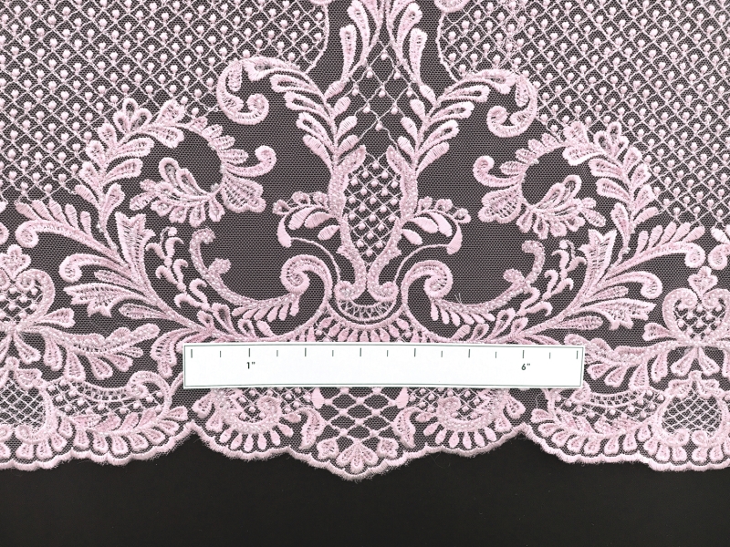 Beaded and Embroidered Illusion in Baby Pink2