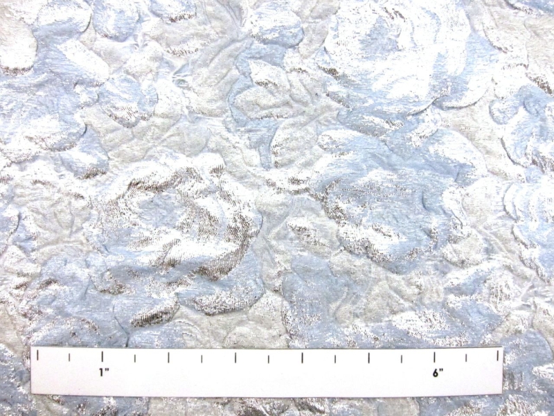 Silk Blend Metallic Cloqué1