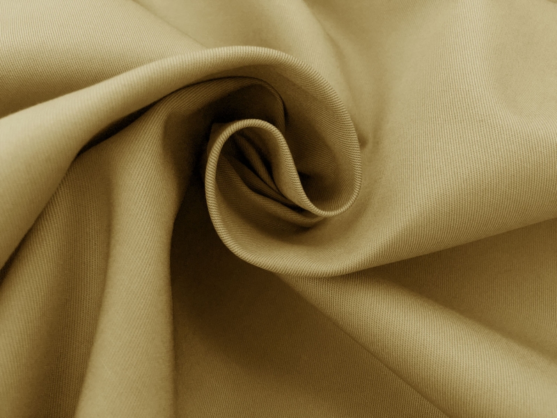 Combed Cotton Fineline Twill in Beige1