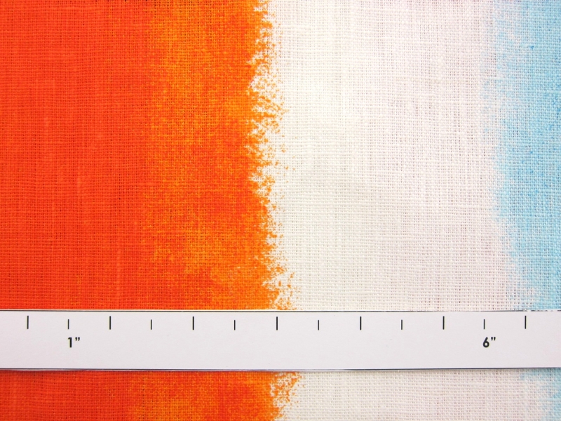 Linen Upholstery Watercolor Stripes Print1