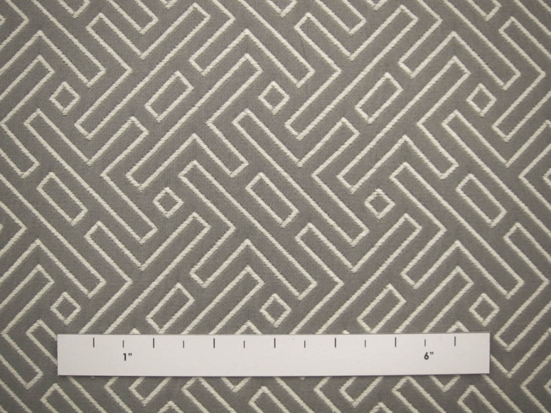 Cotton Blend Upholstery Labyrinth Brocade 1