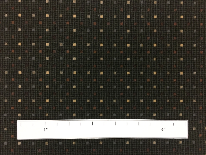 Japanese Cotton Woven Novelty With Little Multicolor Squares 1