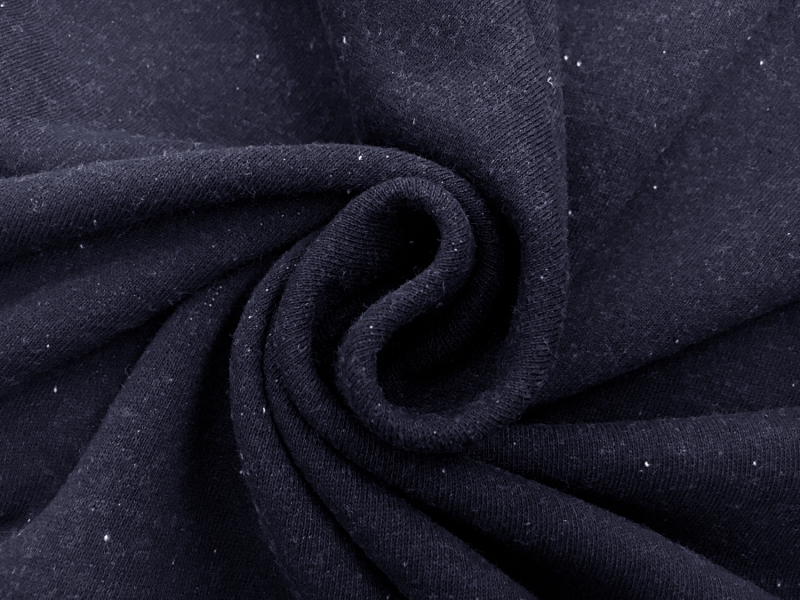 Cotton French Terry Knit in Indigo1