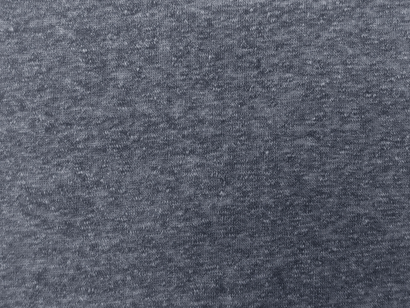 Japanese Cotton Blend Terry Knit in Heather Blue 0