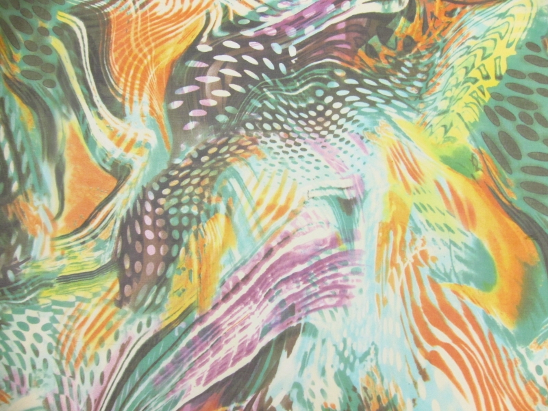 Printed Silk Chiffon1